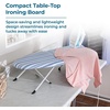 image:imageHoneyCanDo Steel Tabletop Ironing Board with Folding Legs Grey and White Stripe Cotton Cover Compact SpaceSaving Design 30 L x 6 H32 L x 12 W Pack of 6