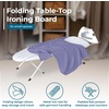 image:imageHoneyCanDo Steel Tabletop Ironing Board with Folding Legs Grey and White Stripe Cotton Cover Compact SpaceSaving Design 30 L x 6 H32 L x 12 W Pack of 6