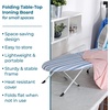 image:imageHoneyCanDo Steel Tabletop Ironing Board with Folding Legs Grey and White Stripe Cotton Cover Compact SpaceSaving Design 30 L x 6 H32 L x 12 W Pack of 6