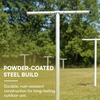 image:imageHoneyCanDo 7Line Outdoor Clothes Drying Pole  Weatherproof TPost Clothesline for Backyard amp Garden  Large Capacity Air Dryer for Sheets Towels amp Apparel