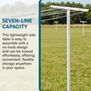 image:imageHoneyCanDo 7Line Outdoor Clothes Drying Pole  Weatherproof TPost Clothesline for Backyard amp Garden  Large Capacity Air Dryer for Sheets Towels amp Apparel