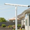 image:imageHoneyCanDo 7Line Outdoor Clothes Drying Pole  Weatherproof TPost Clothesline for Backyard amp Garden  Large Capacity Air Dryer for Sheets Towels amp Apparel