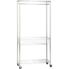 image:imageHoneyCanDo Chrome Rolling Laundry Station SHF04272 Chrome