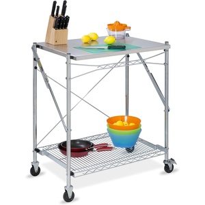 image:imageHoneyCanDo TBL01566 Stainless Steel Folding Urban Work Table